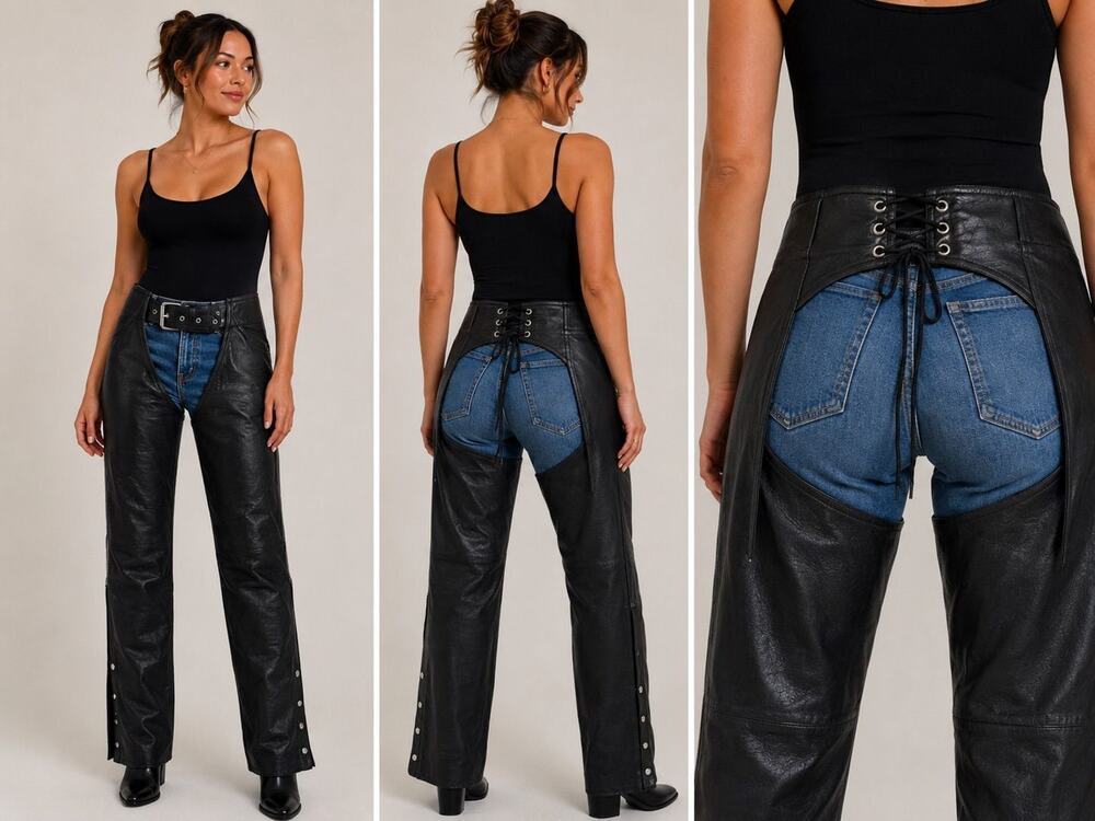 Z1R Leather Chaps L